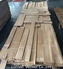 0.50mm Weiße Eiche Holz Veneer Möbel Klasse AB leichte Wellung