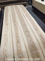 Weiße Ash Wood Veneer Crown Cut 0.45mm starke 120mm Länge Soems