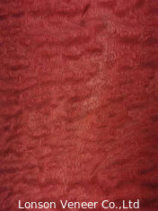 Rote gefärbte Breite Sapelle Pommele Furnierholz-10CM für Innenarchitektur
