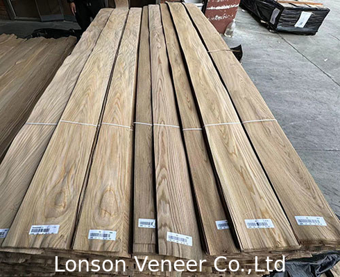 Krönung geschnittenes Getreide Elm Holz Veneer Natürliche Dicke 0,50MM