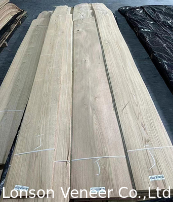 0,50 mm dicke europäische weiße Eiche Veneer Knotty Eiche Waren auf Lager 60.000/m2