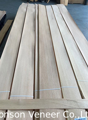 Länge 250 cm Roten Eichenholz Veneer 12 cm Breite AA-Grad Dicke 0,5 mm