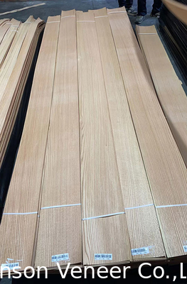 Länge 250 cm Roten Eichenholz Veneer 12 cm Breite AA-Grad Dicke 0,5 mm