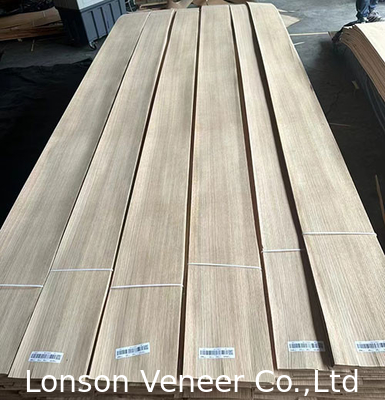 American White Oak Wood Veneer, 0,50 mm Dicke, 100.000 Quadratmeter Lagerfläche