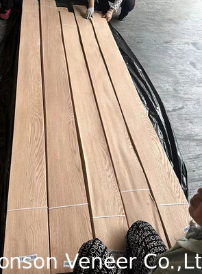 Halbkronen-Schnitt amerikanische Rote Eiche Veneer-Panel AA-Grad Türmöbel
