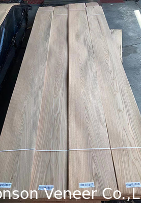 0.50mm Weiße Eiche Holz Veneer amerikanische Krone Schnitt Panel AAA-Grade