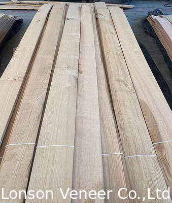 0.42 - 2,0 mm Flockenecke Weiße Eichenholzfurniere für Retro-Möbel