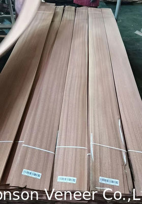 1 mm Sapele Holz Veneer Sapelli Flachschnitt Panel AA-Klasse Möbel Tür
