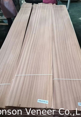 1 mm Sapele Holz Veneer Sapelli Flachschnitt Panel AA-Klasse Möbel Tür
