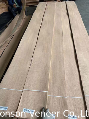 Viertel gerade Rote Eiche natürliche Furnierplatte 0,5 mm Dicke AAA-Grade